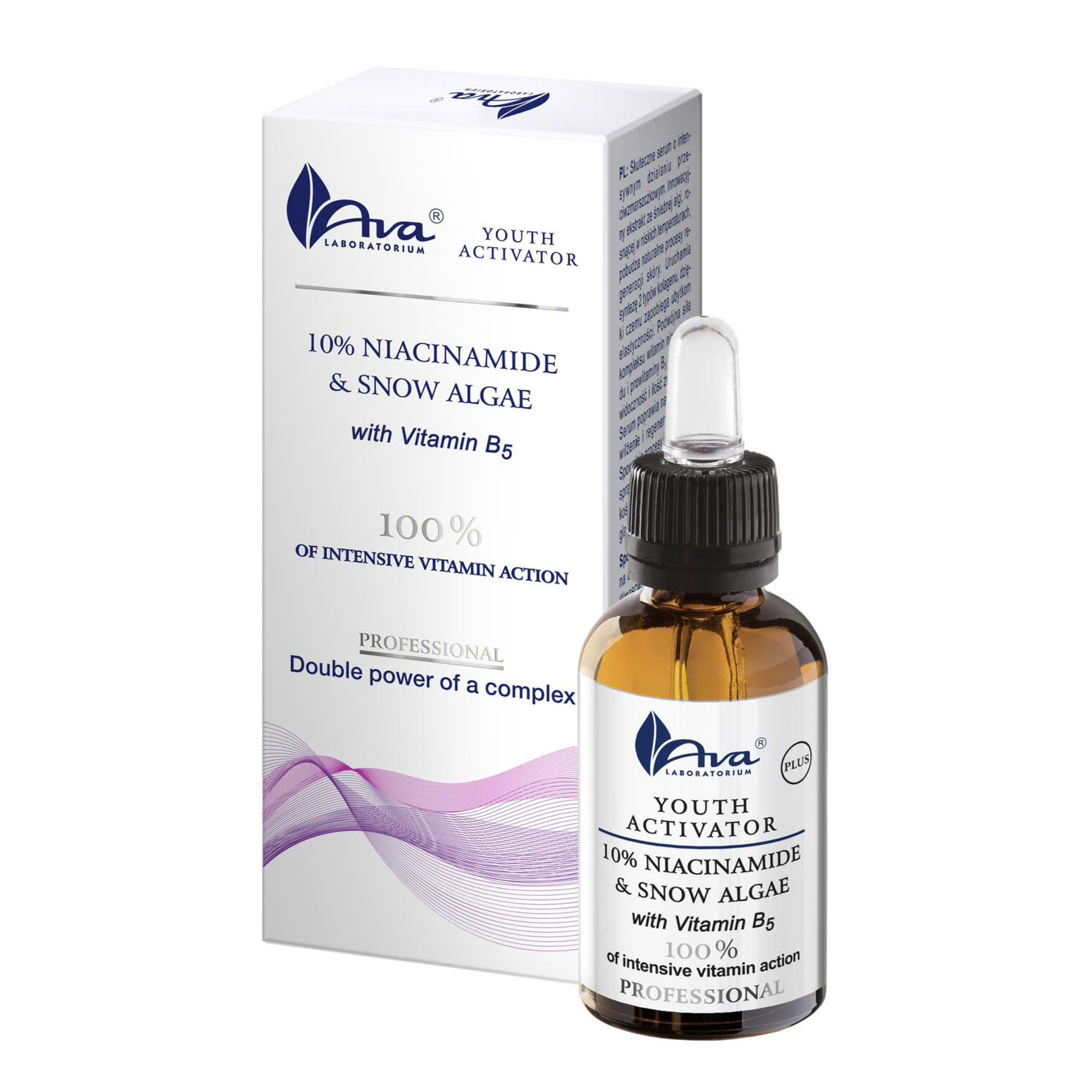 AVA Youth Activator 10% Niacinamide & Snow Algae with Vitamin B5