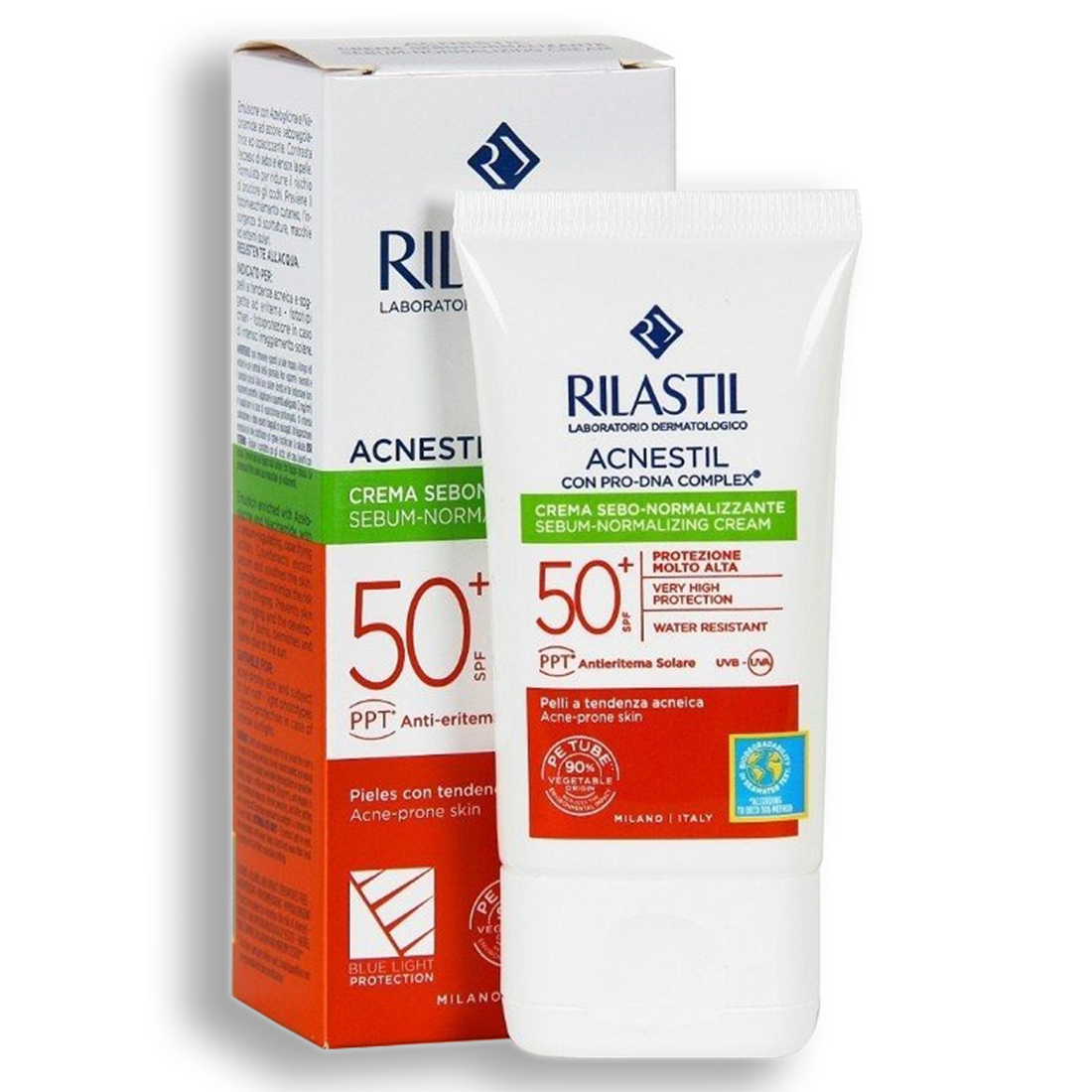 Rilastil Acnestil Sebum-Normalizing Cream SPF50+